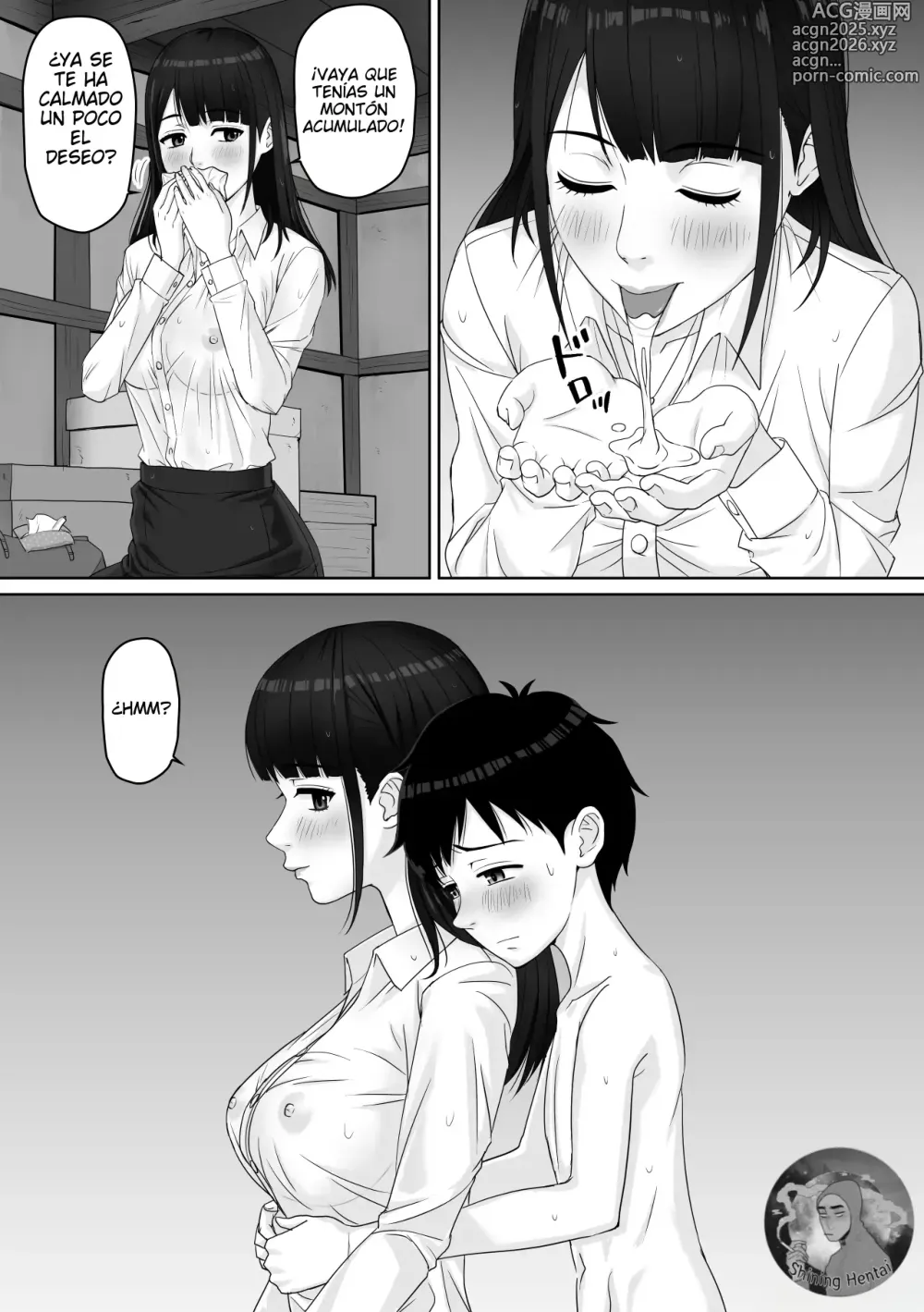 Page 16 of doujinshi Una historia sobre cómo me refugie de la lluvia con mi tutora