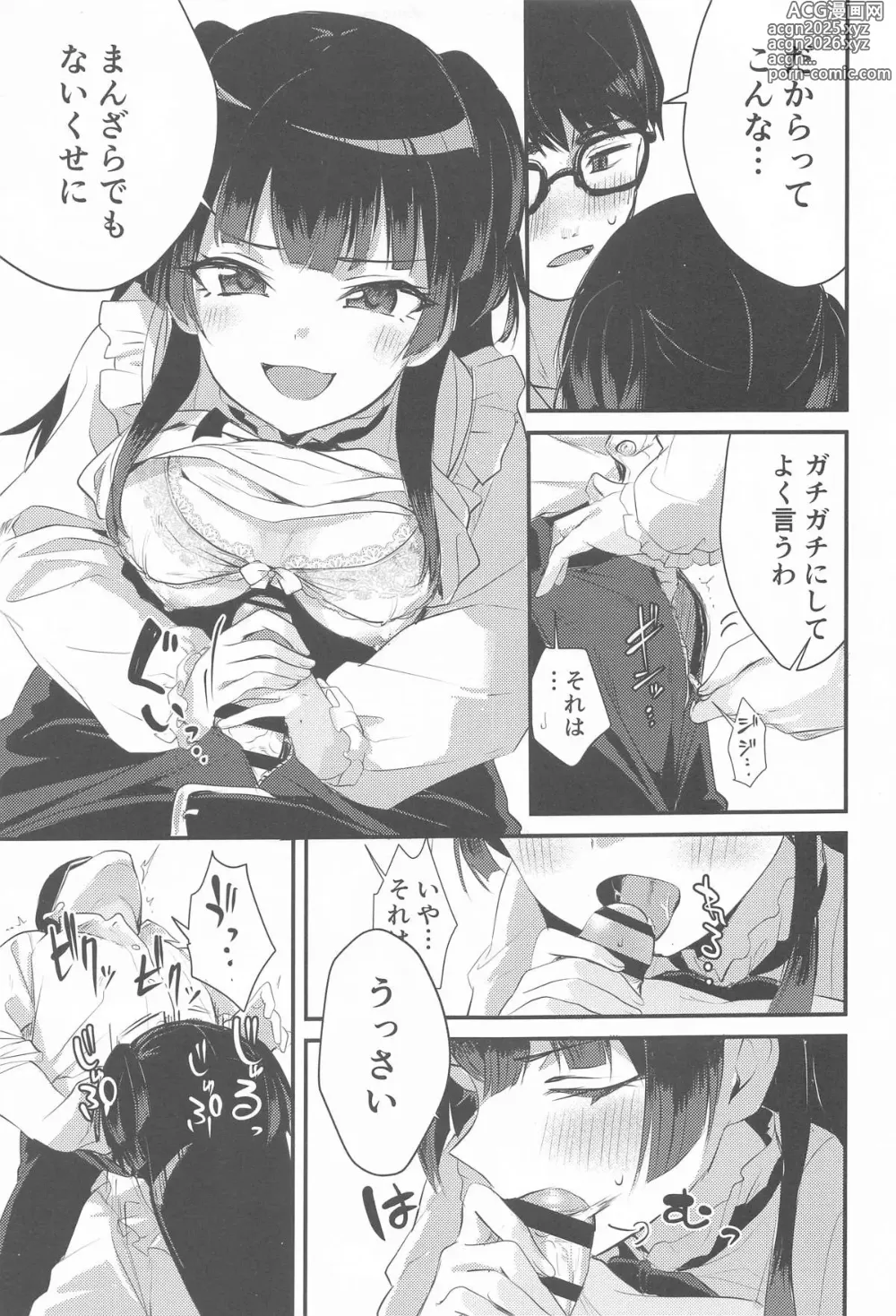 Page 6 of doujinshi Fuyuko no Stress Hassan ni Tsukiawasareru Hanashi