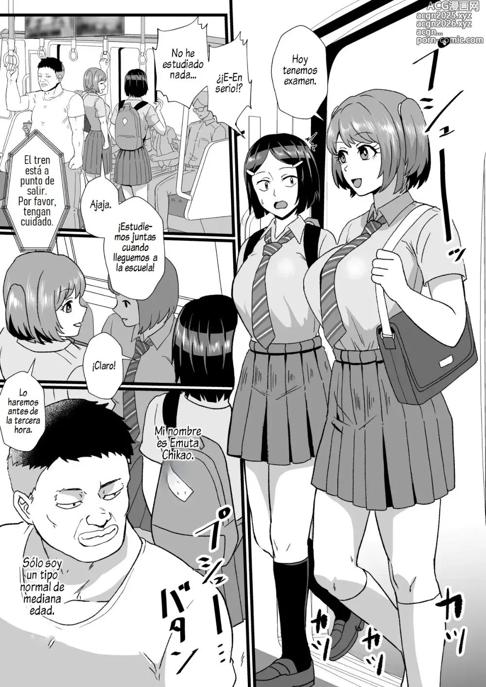 Page 2 of doujinshi El hombre que Alteraró la Percepción y Apareció en el Tren Escolar