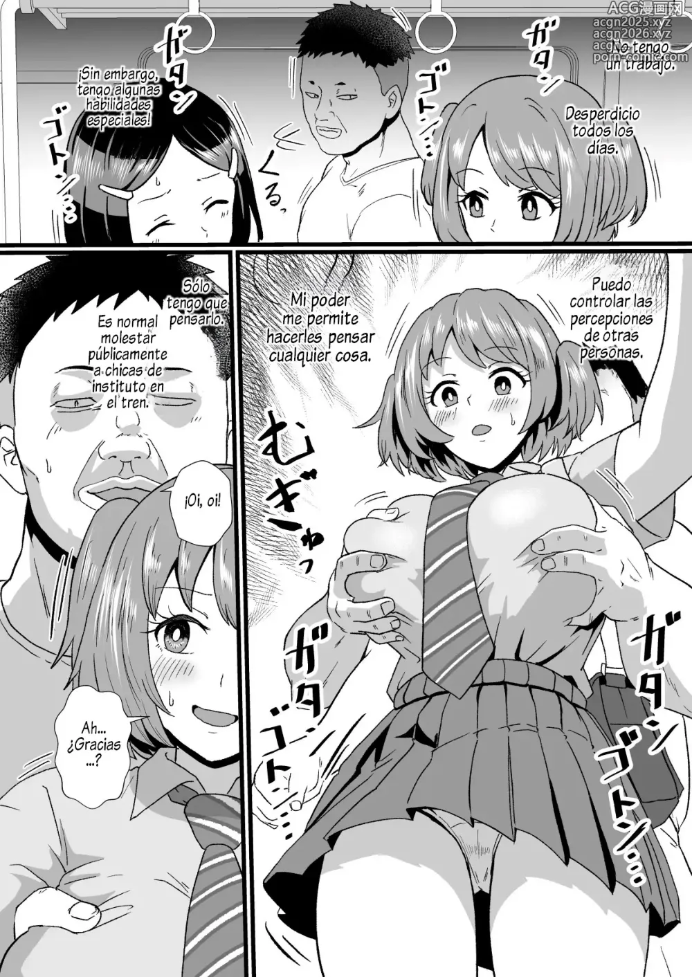 Page 3 of doujinshi El hombre que Alteraró la Percepción y Apareció en el Tren Escolar