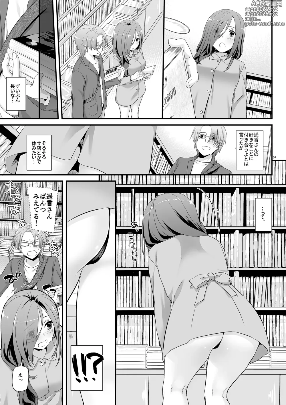 Page 9 of doujinshi Jimi Zokusei Dohentai Kanojo Seifuku Rakuen 34