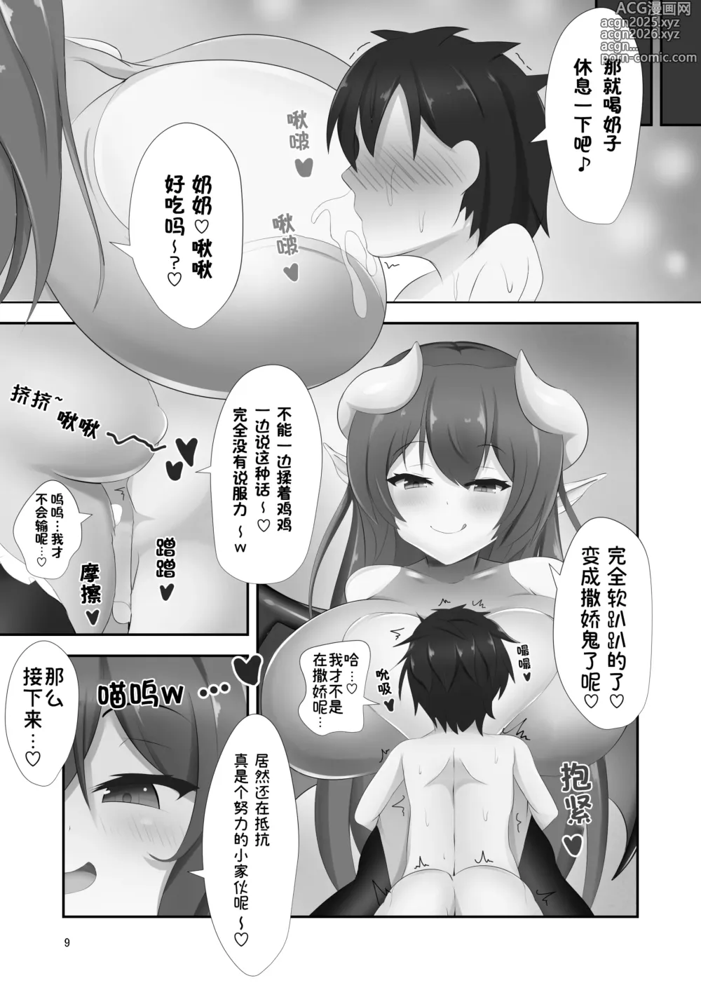 Page 9 of doujinshi Dress Succubus Fine no Oyoufuku Aka-chan Choukyou Nisshi (decensored)