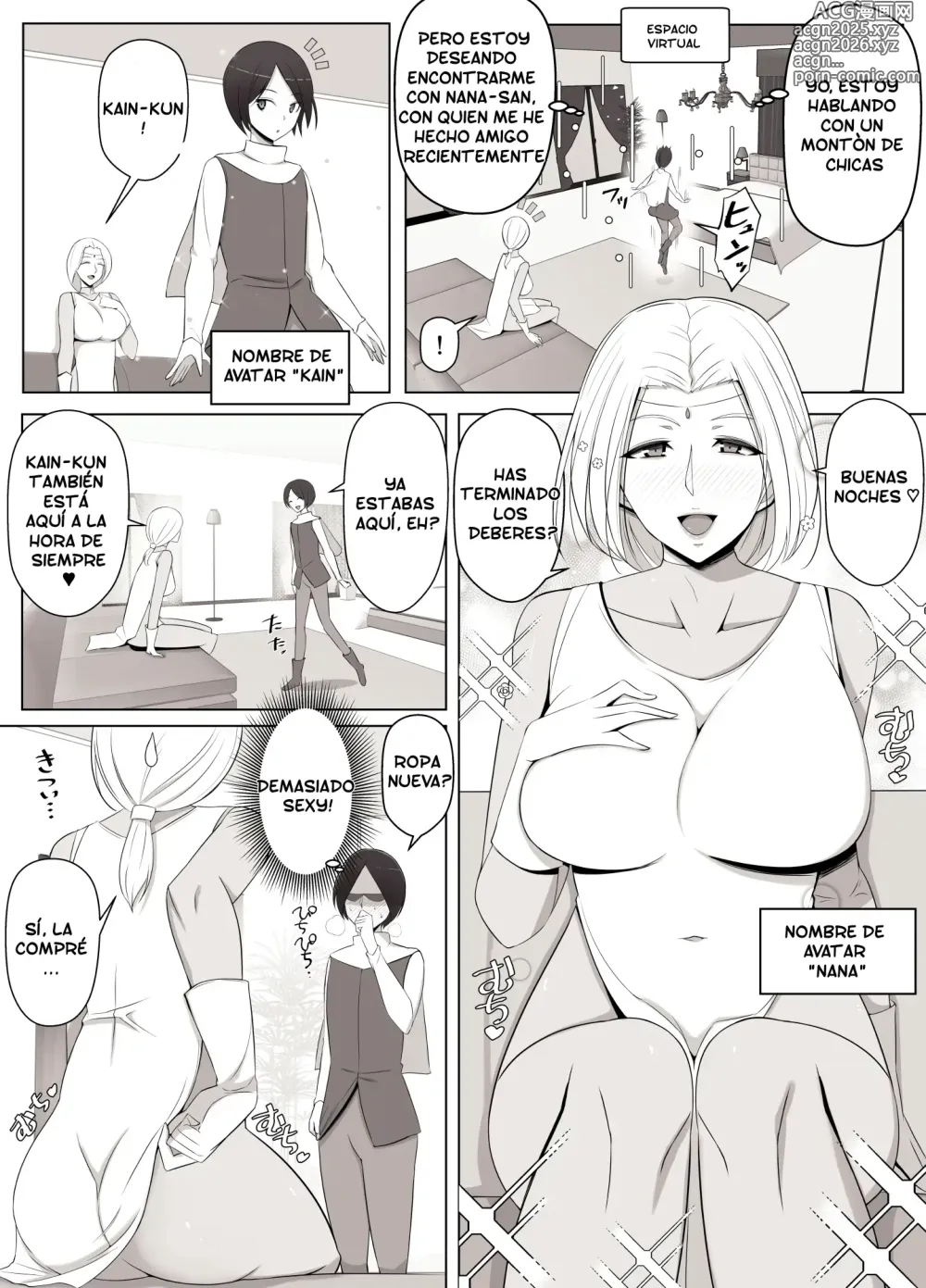 Page 3 of doujinshi La Mujer Ideal que Conocí en el Chat Virtual...¡Era Mi Mamá!♥