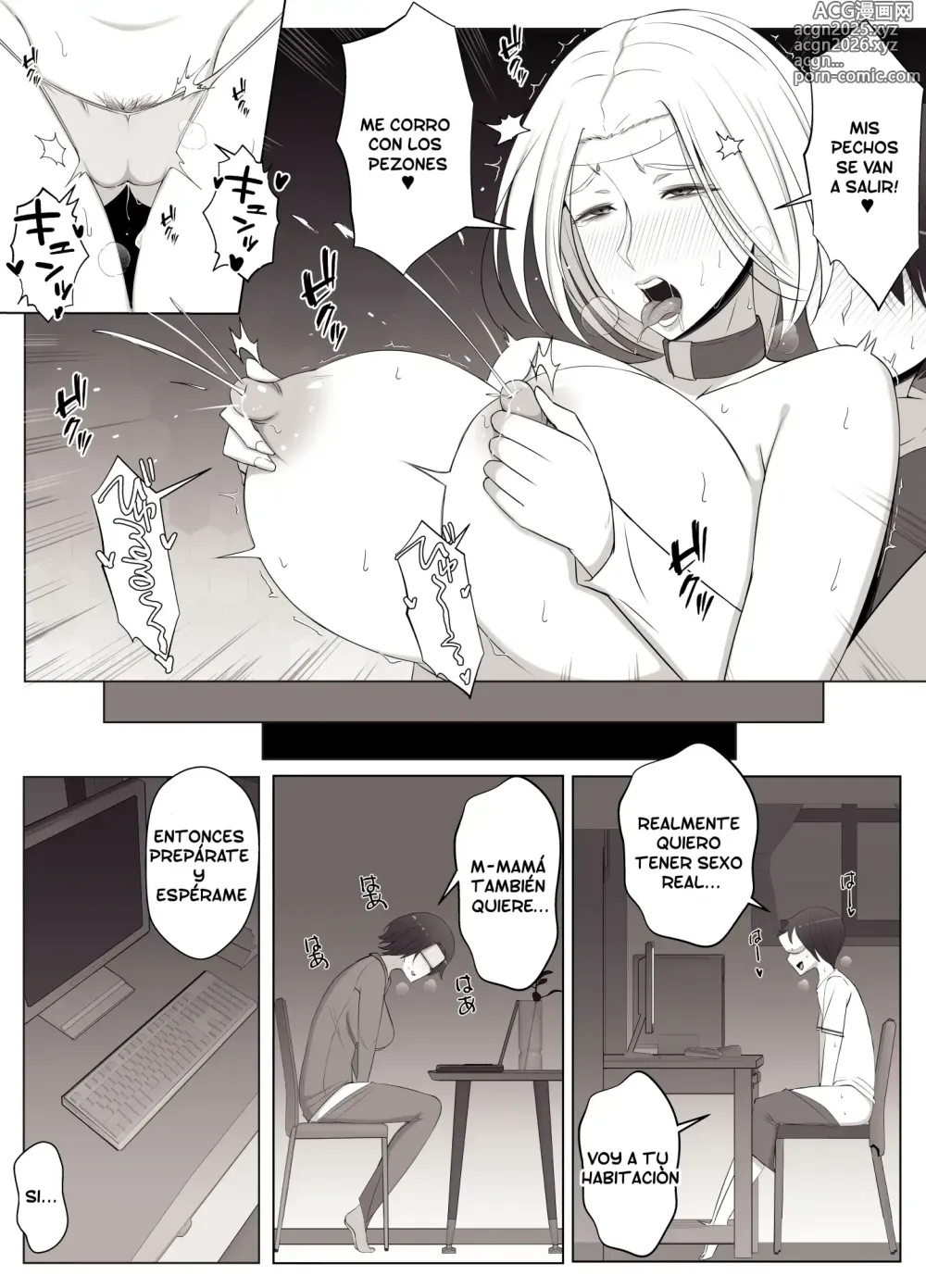 Page 53 of doujinshi La Mujer Ideal que Conocí en el Chat Virtual...¡Era Mi Mamá!♥