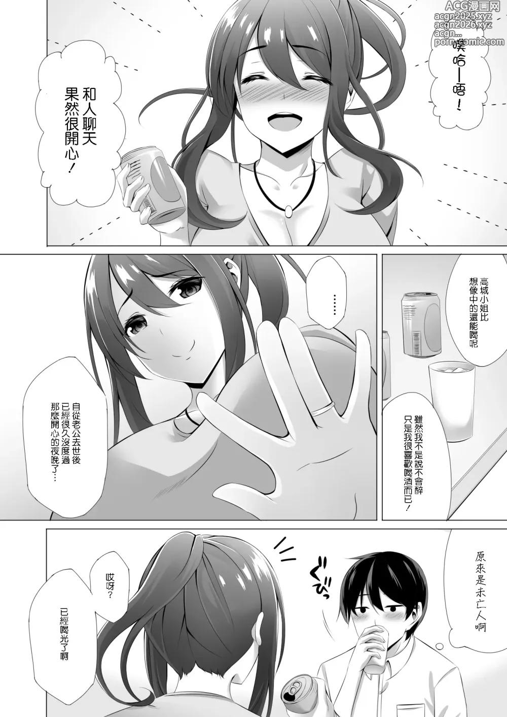 Page 10 of doujinshi Otonari-san wa Miboujin ~Yotta Ikioi de Ecchi Suru Koto ni Narimashita~ (decensored)