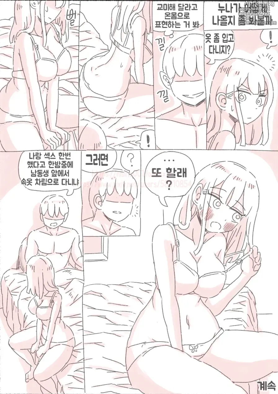 Page 16 of doujinshi 새벽 영상 찍는 누나