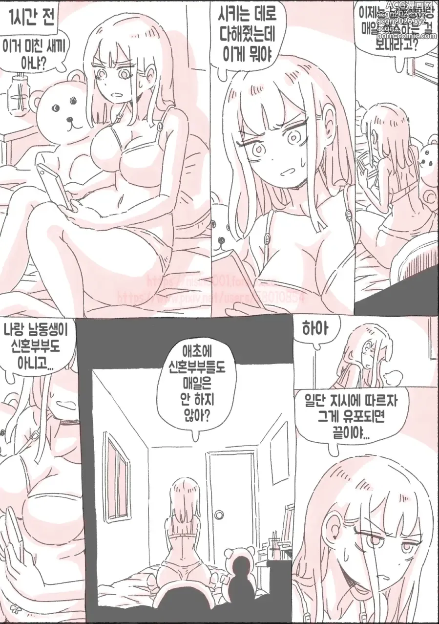 Page 17 of doujinshi 새벽 영상 찍는 누나