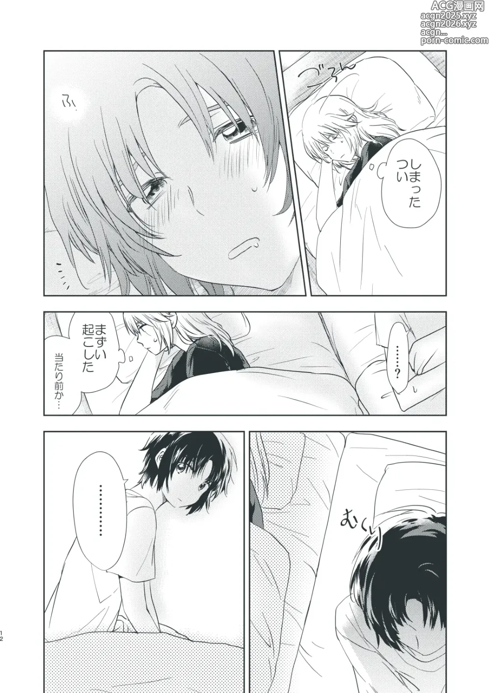 Page 10 of doujinshi Bokura no Hisokana Mayonaka no Dekigoto