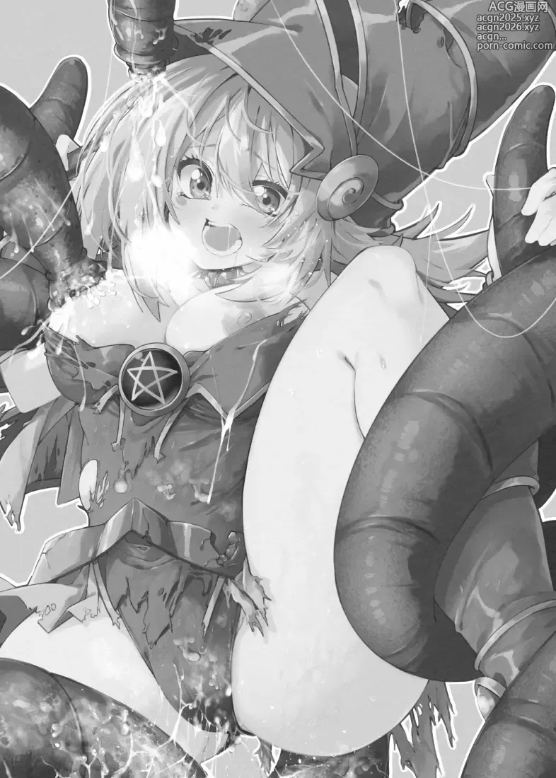 Page 3 of doujinshi 魔法闪耀黑魔导的冒失美少女被超色情的触手击败的同人本
