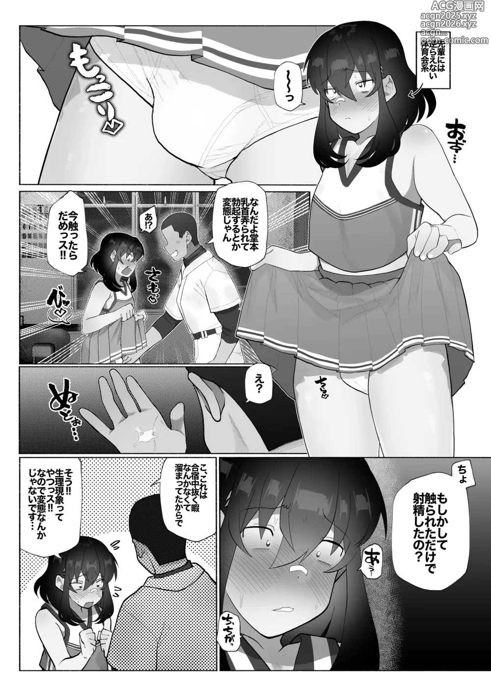 Page 8 of doujinshi Gasshuku de Seiyoku ga Tamatta node Yakyuubu Bouzu Kouhai o Josou sasete Buchi Okasu. + Yakyuubu Bouzu Kouhai to no Sonogo