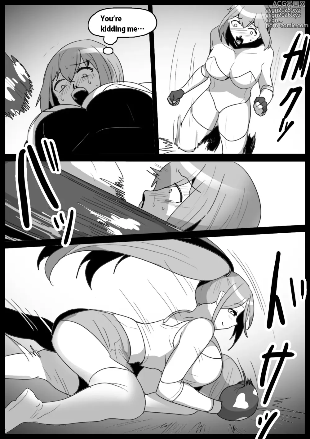 Page 391 of doujinshi catfight