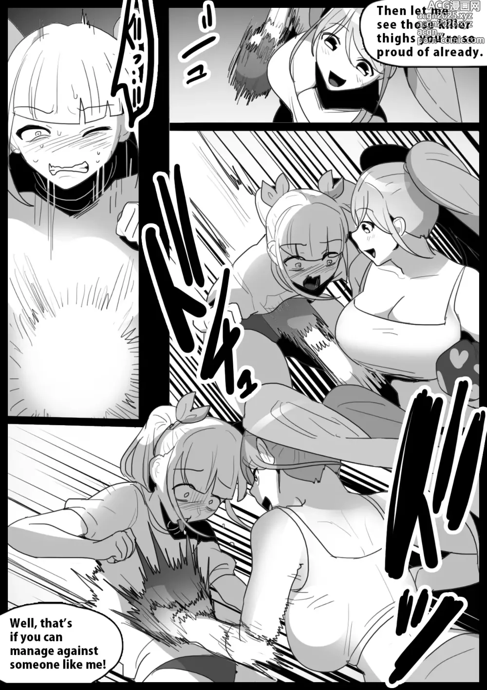 Page 422 of doujinshi catfight