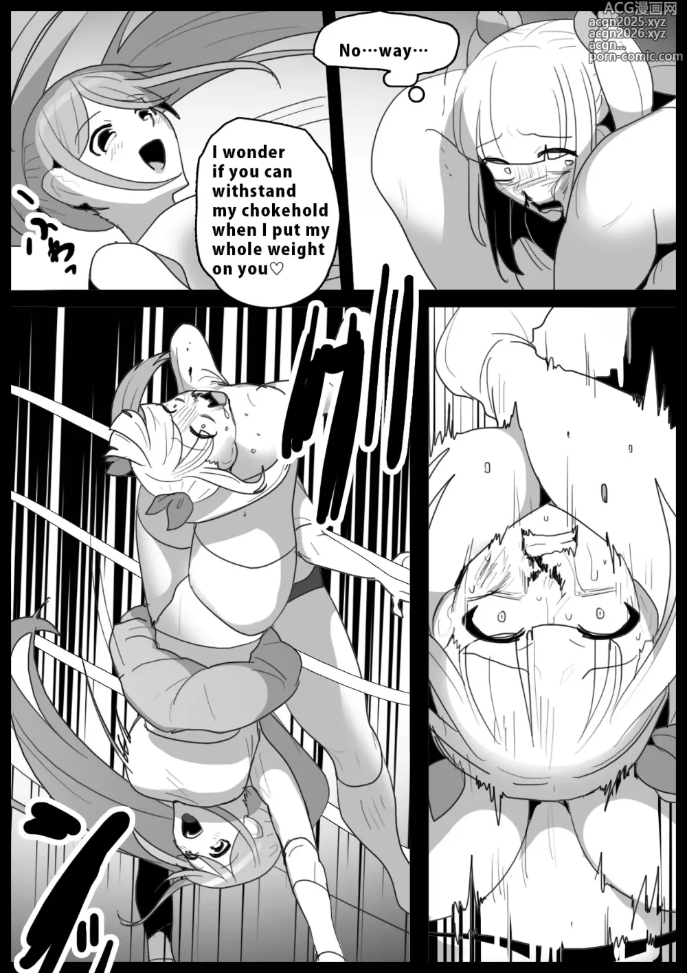 Page 436 of doujinshi catfight