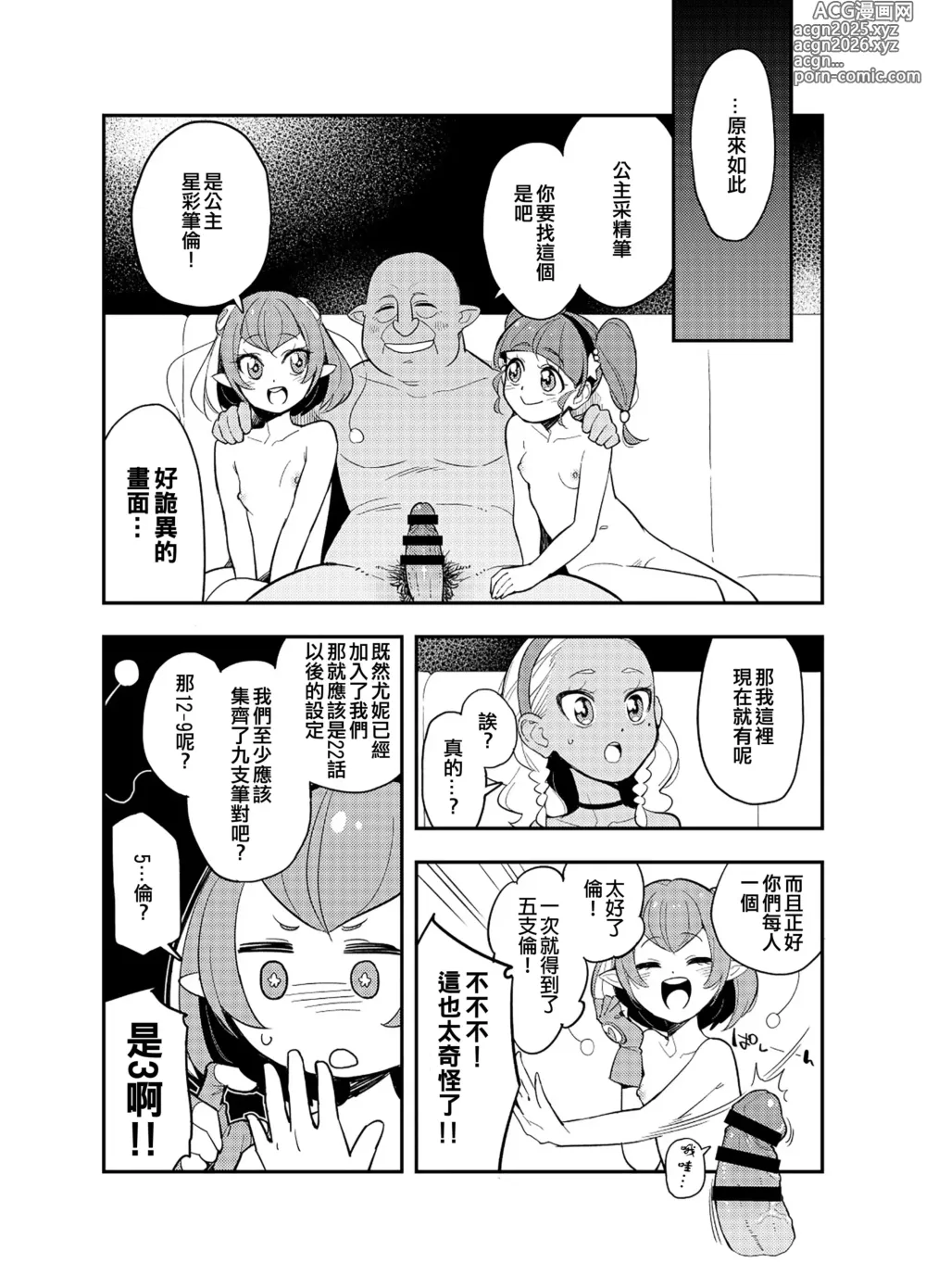 Page 11 of doujinshi 有關光溜溜行星之旅的星Q搞笑漫畫