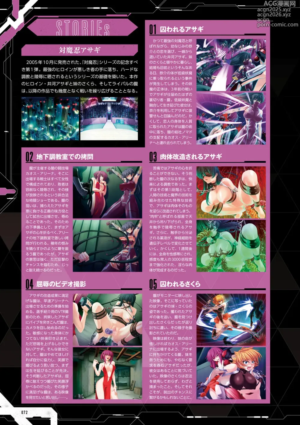 Page 74 of imageset 公式設定集 対魔忍 Saga