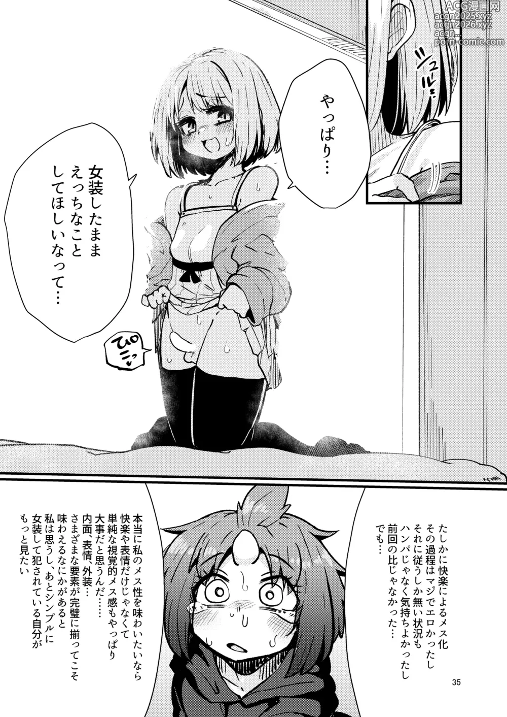 Page 34 of doujinshi Shokushu Uri no Hoodie 2 -Kouhen-