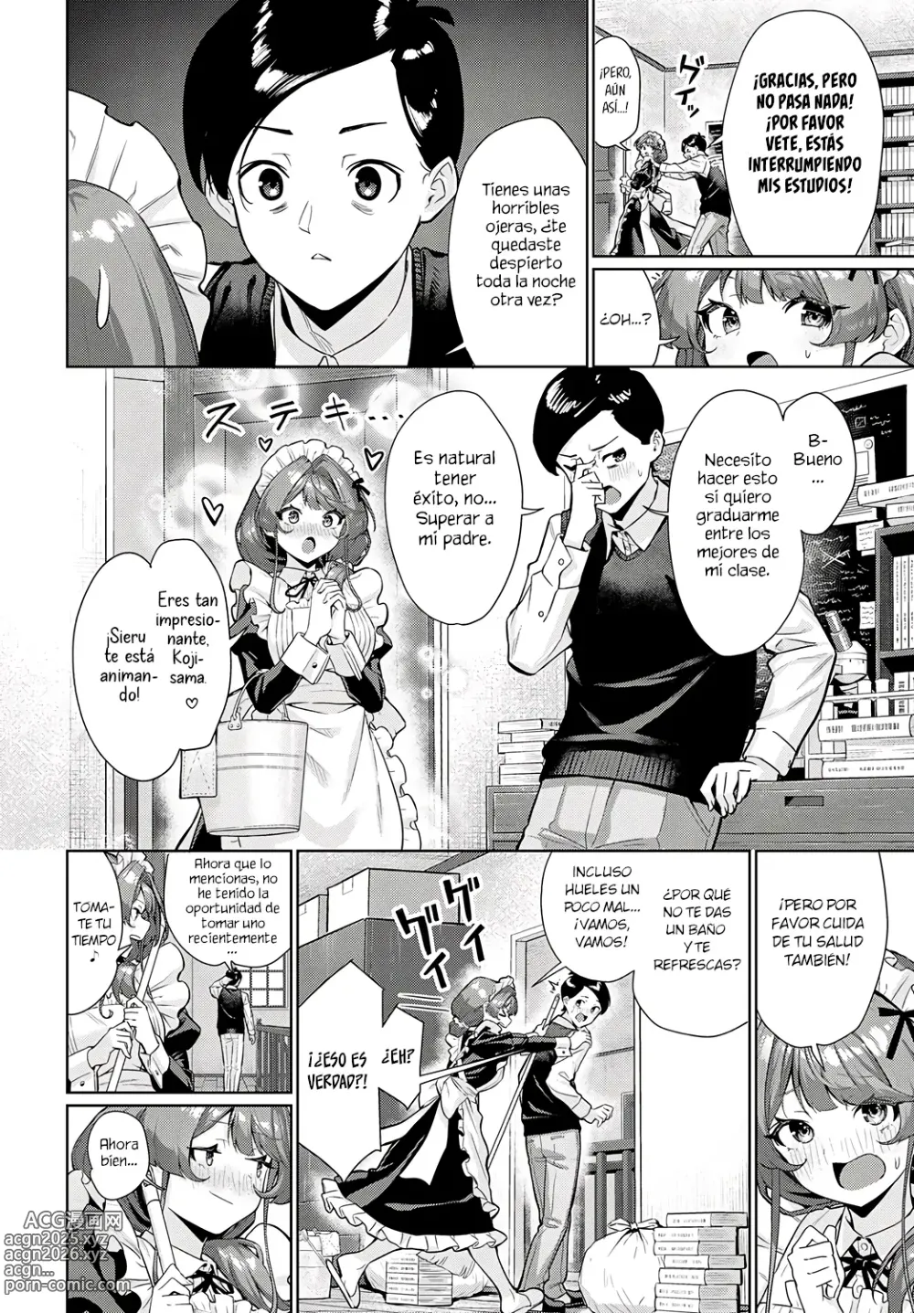 Page 4 of manga ¡No puedo dejar sola a Sieru-san!