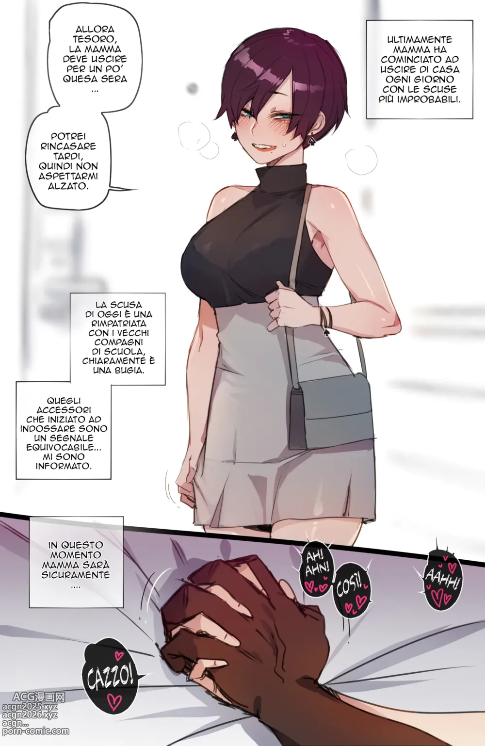 Page 3 of doujinshi BBC Slutty Mother complete