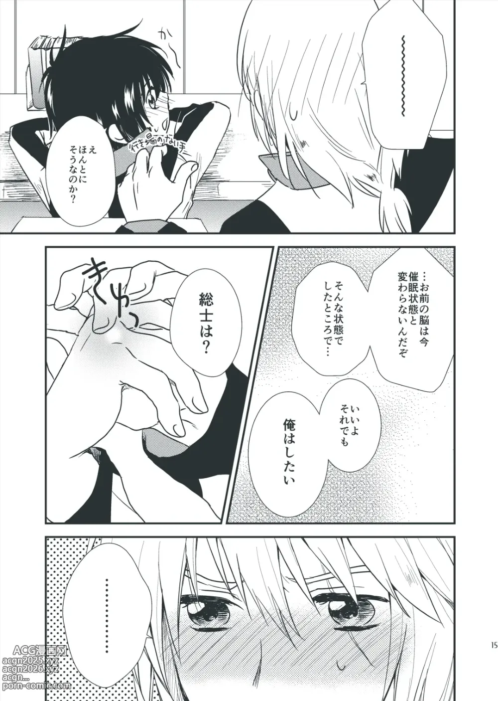 Page 13 of doujinshi Kininatteru Koto.