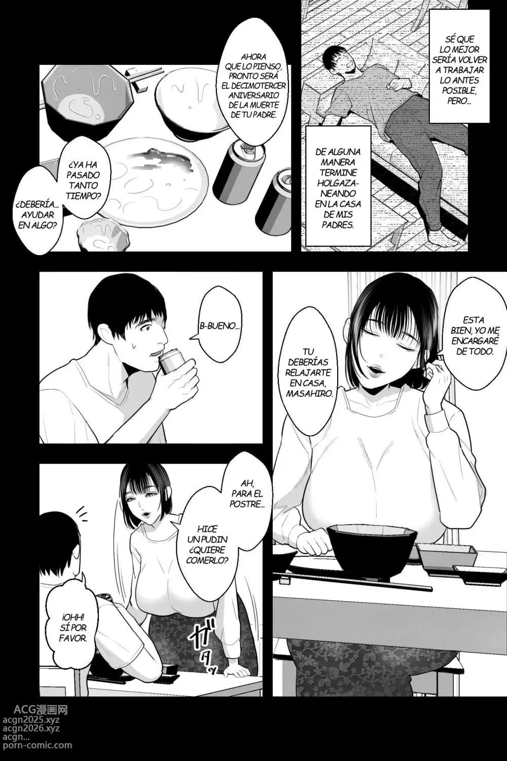 Page 3 of doujinshi Tainai Kaiki ~Neet no Ore wa Bakunyuu Haha to Manjiru Toroama Kozukuri Sex de Iyasareru~