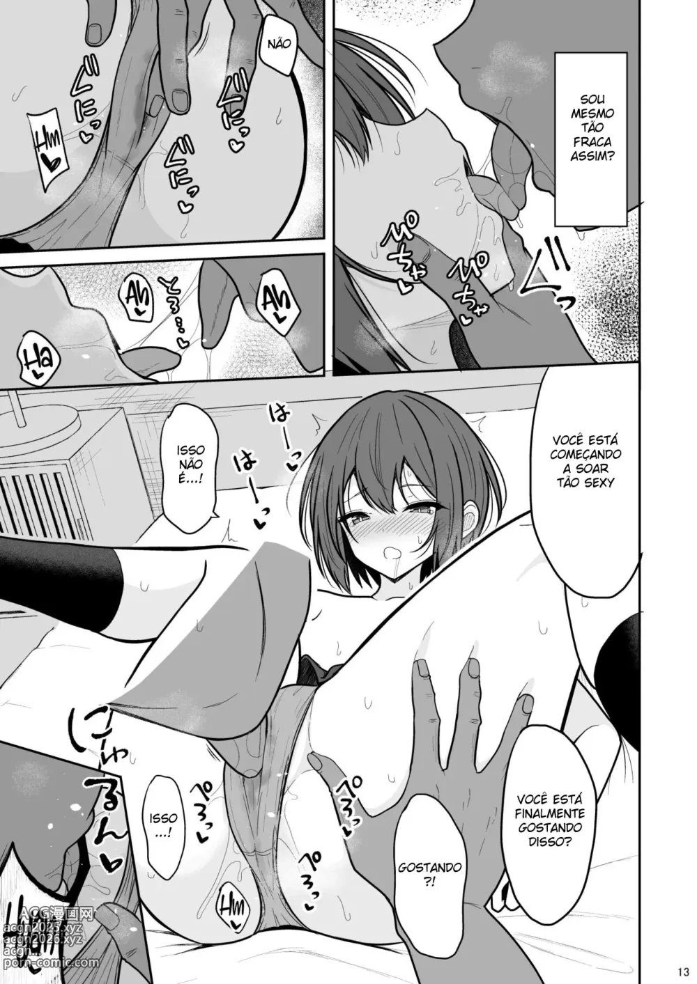 Page 12 of doujinshi Boyish na Kanojo o Ecchi na Mesu ni Suru made