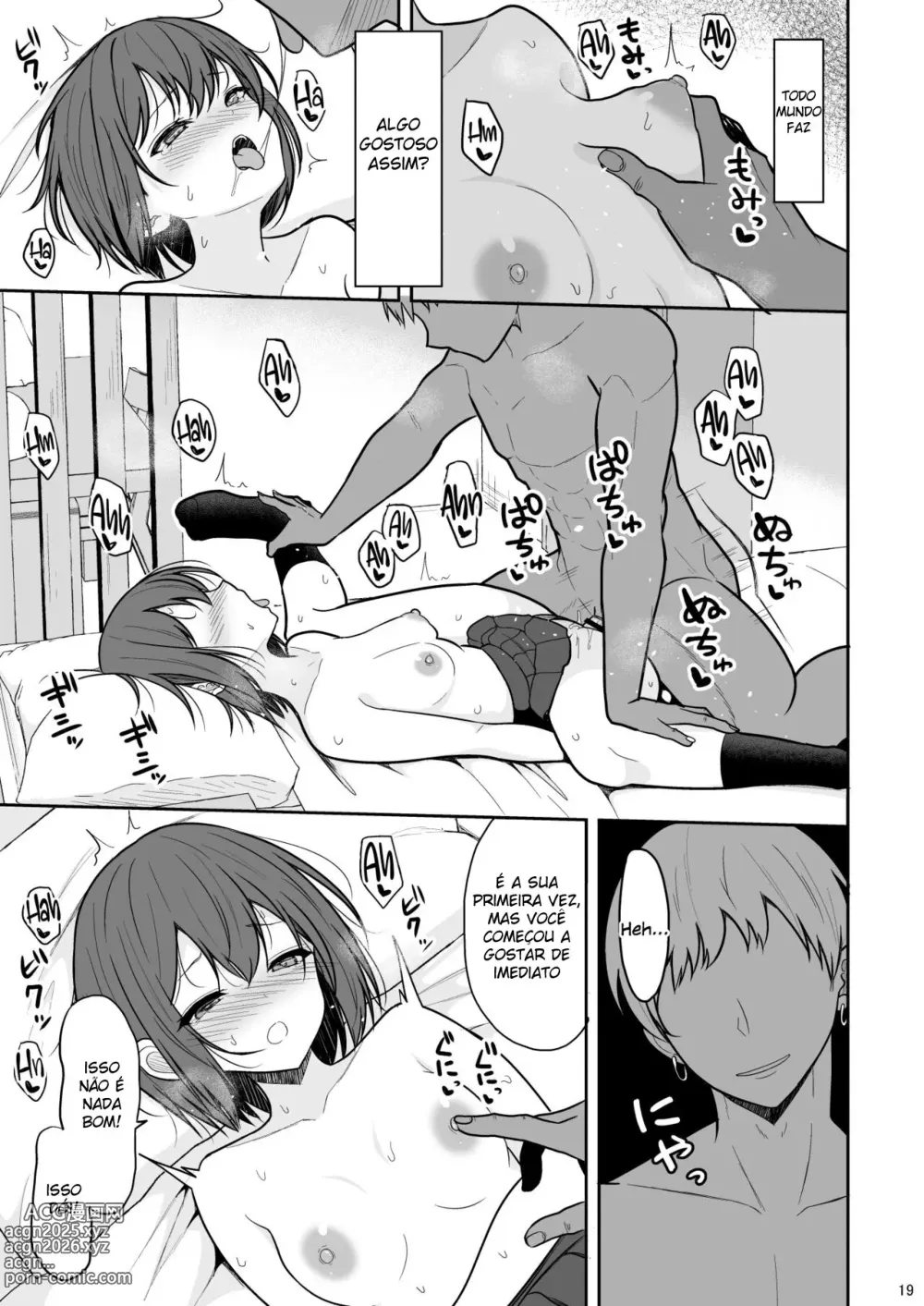 Page 18 of doujinshi Boyish na Kanojo o Ecchi na Mesu ni Suru made