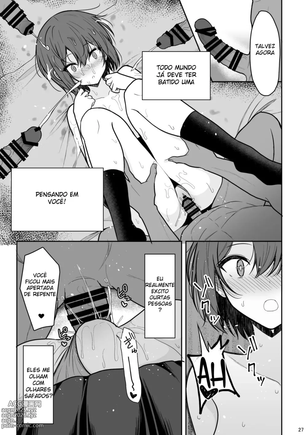 Page 26 of doujinshi Boyish na Kanojo o Ecchi na Mesu ni Suru made