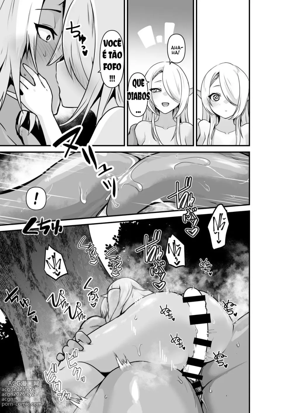 Page 19 of doujinshi Elf to Ogre ga Love Love Ecchi Suru Ohanashi