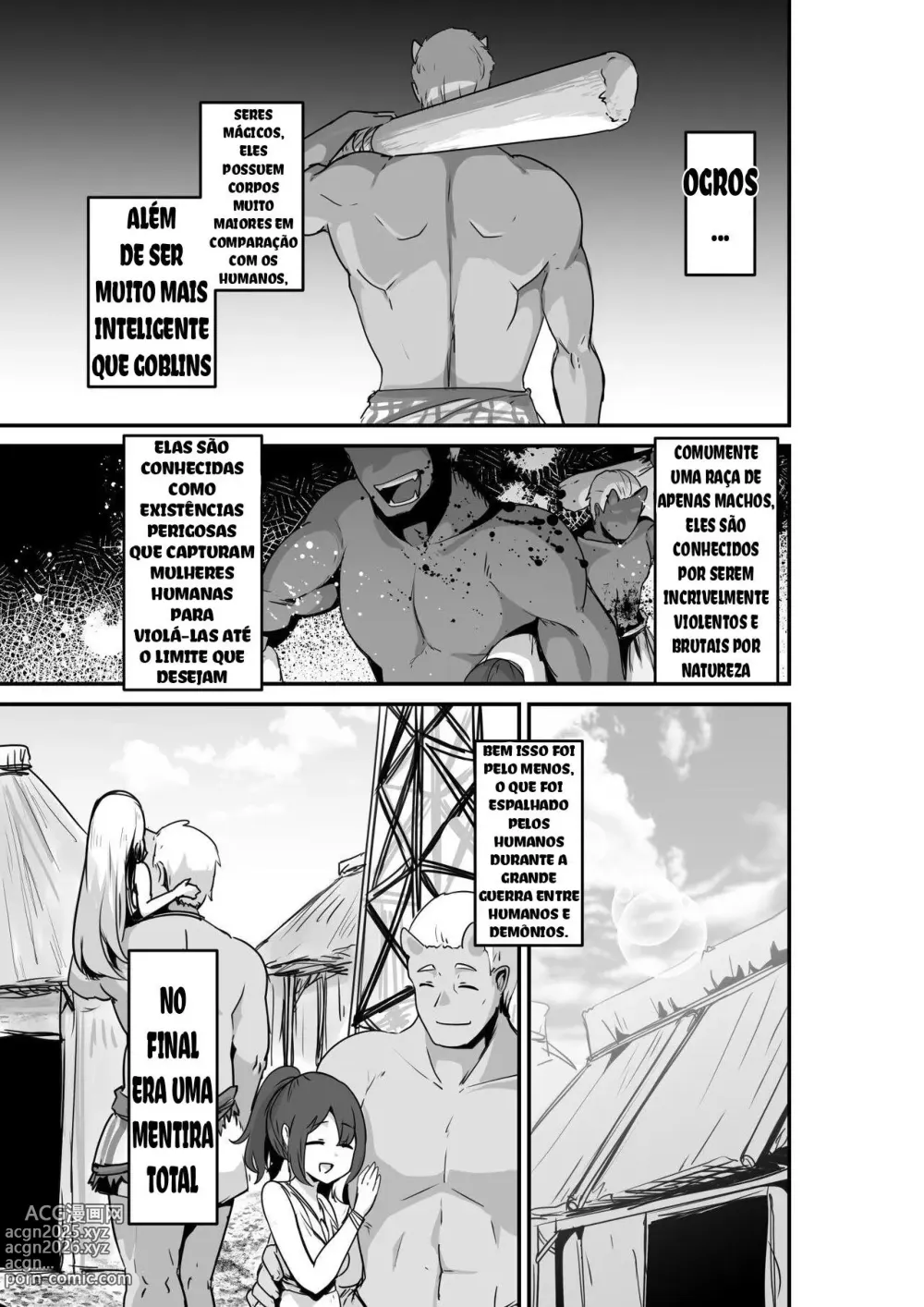 Page 3 of doujinshi Elf to Ogre ga Love Love Ecchi Suru Ohanashi