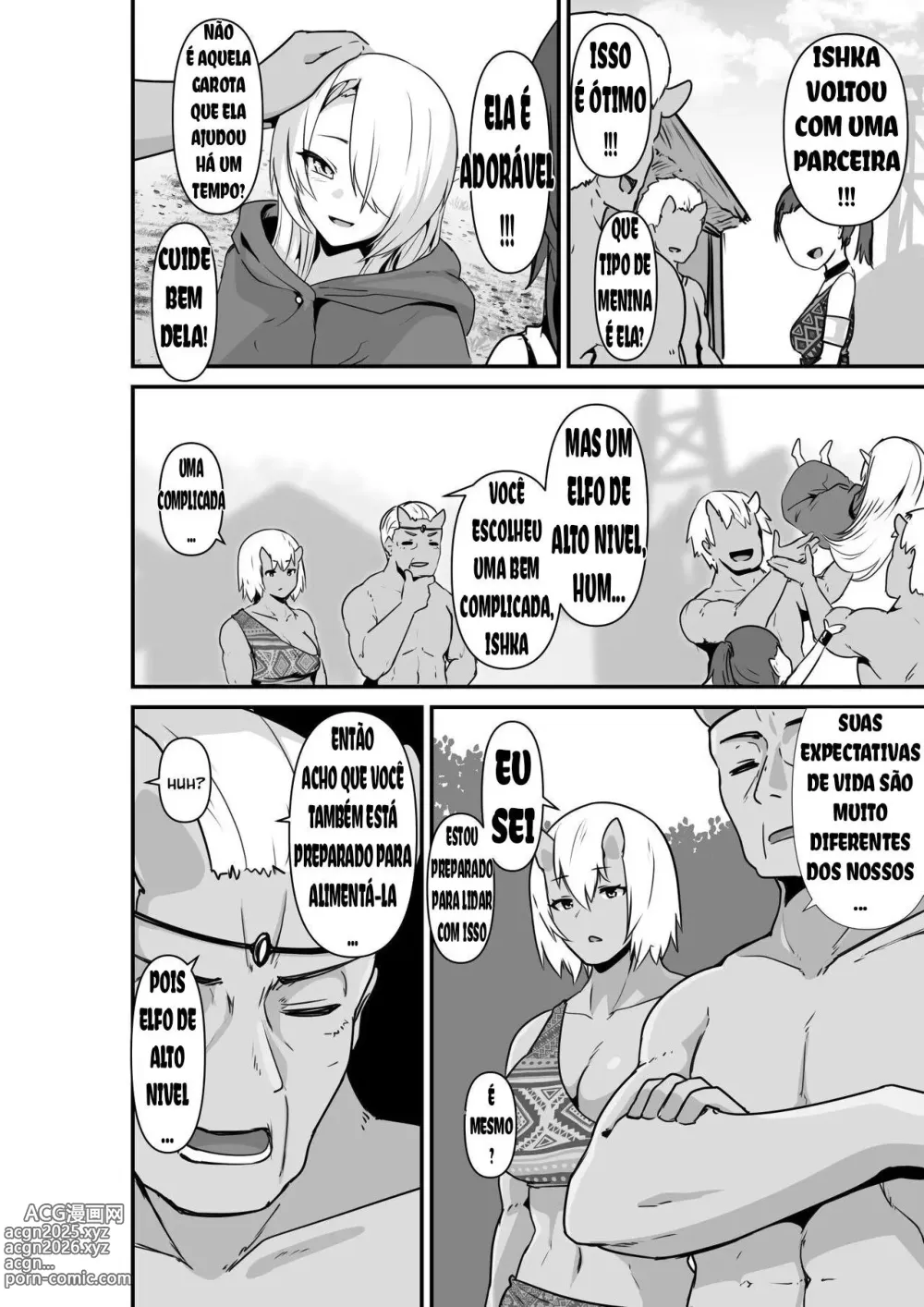 Page 44 of doujinshi Elf to Ogre ga Love Love Ecchi Suru Ohanashi