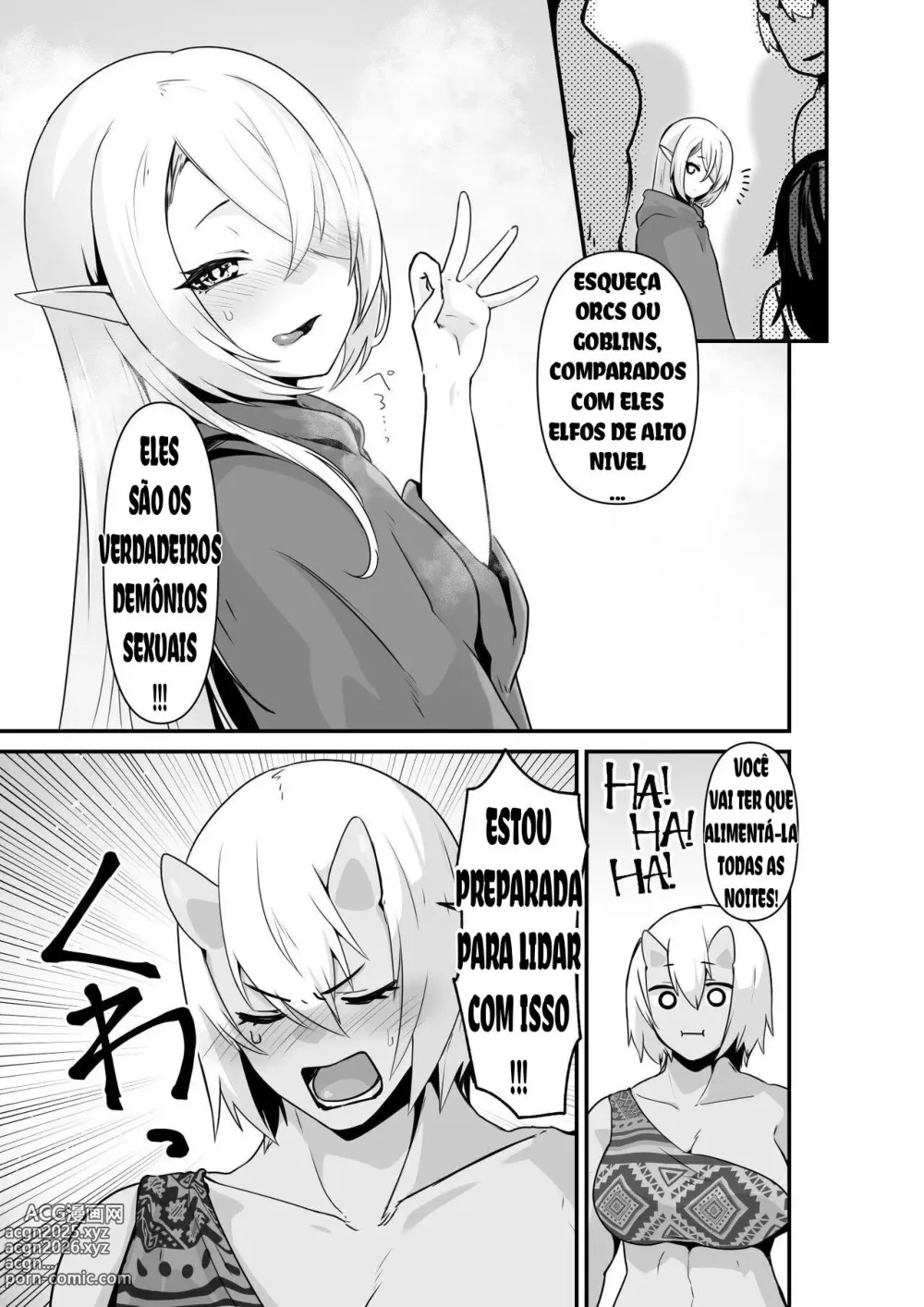 Page 45 of doujinshi Elf to Ogre ga Love Love Ecchi Suru Ohanashi