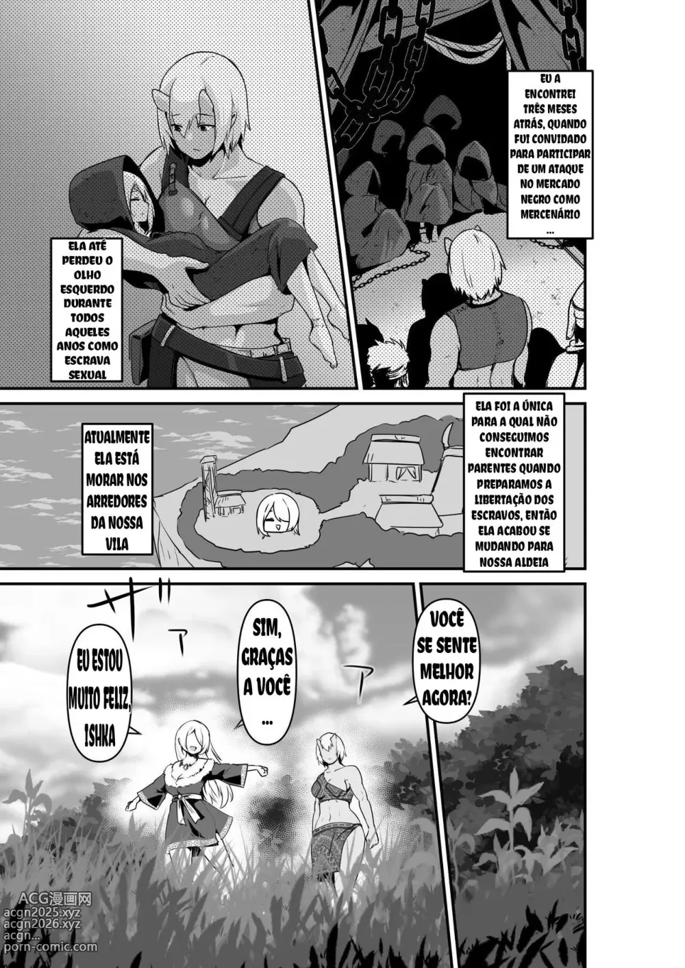 Page 7 of doujinshi Elf to Ogre ga Love Love Ecchi Suru Ohanashi