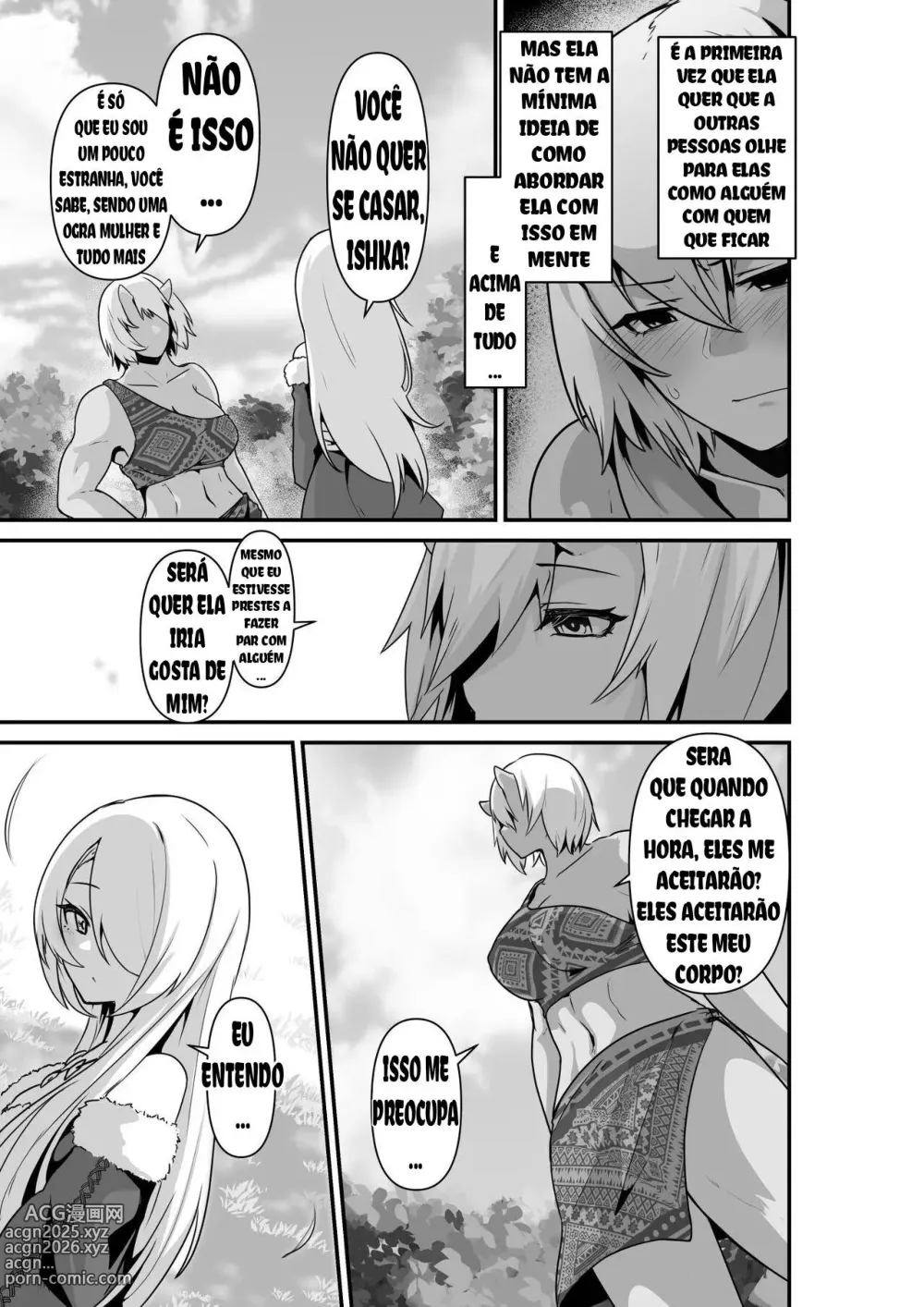 Page 9 of doujinshi Elf to Ogre ga Love Love Ecchi Suru Ohanashi