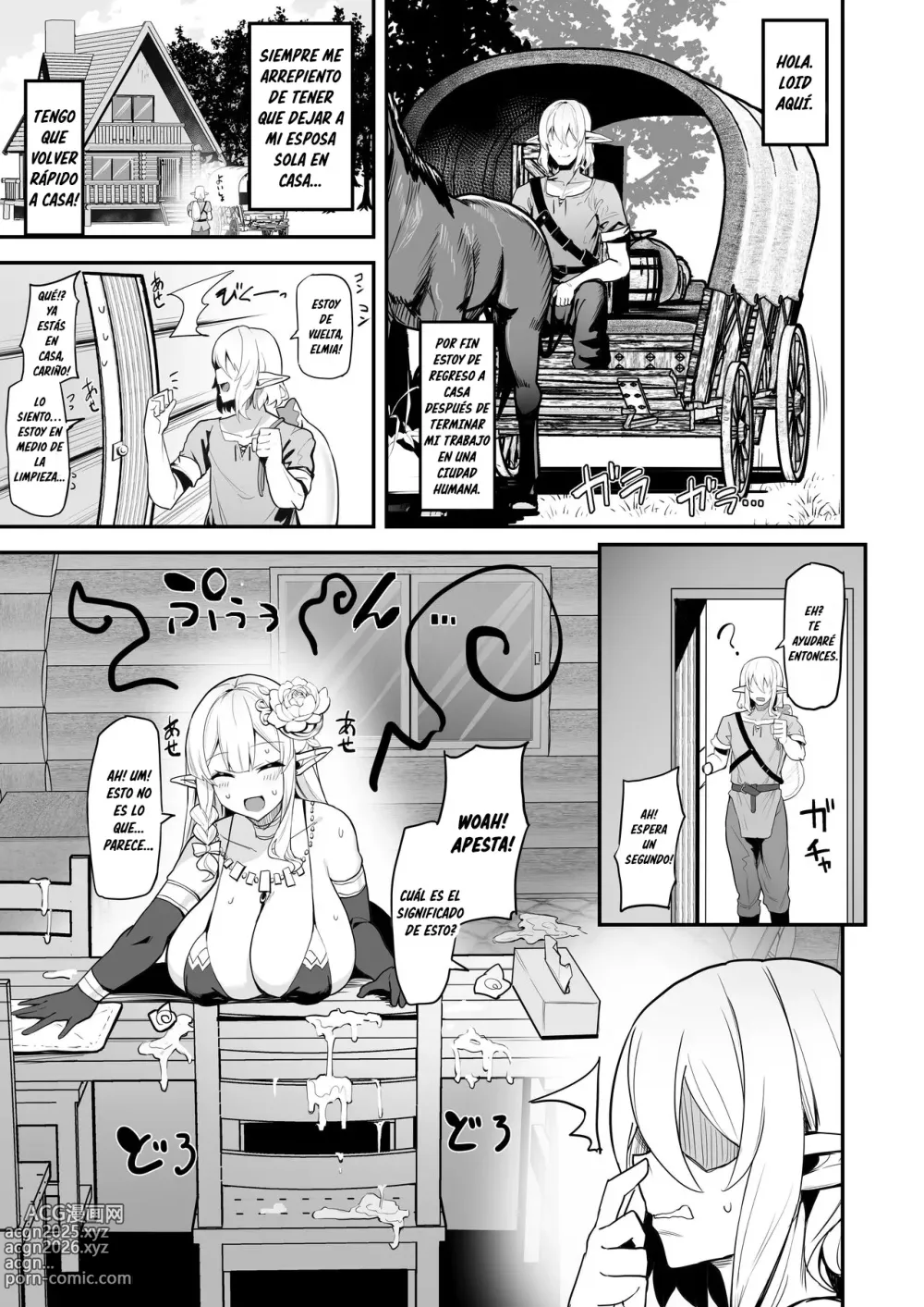 Page 28 of doujinshi La Esposa Elfa Está Reprimida (decensored)