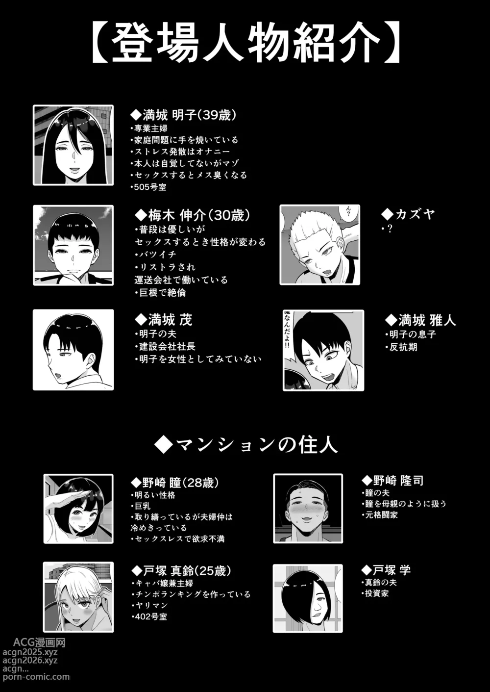Page 2 of doujinshi Boku no Mansion ni wa Eroi Hitozuma Shika Inai!! 3 ~Hentai Do-M Hahaoya Sengyou Shufu Manjou Akiko~