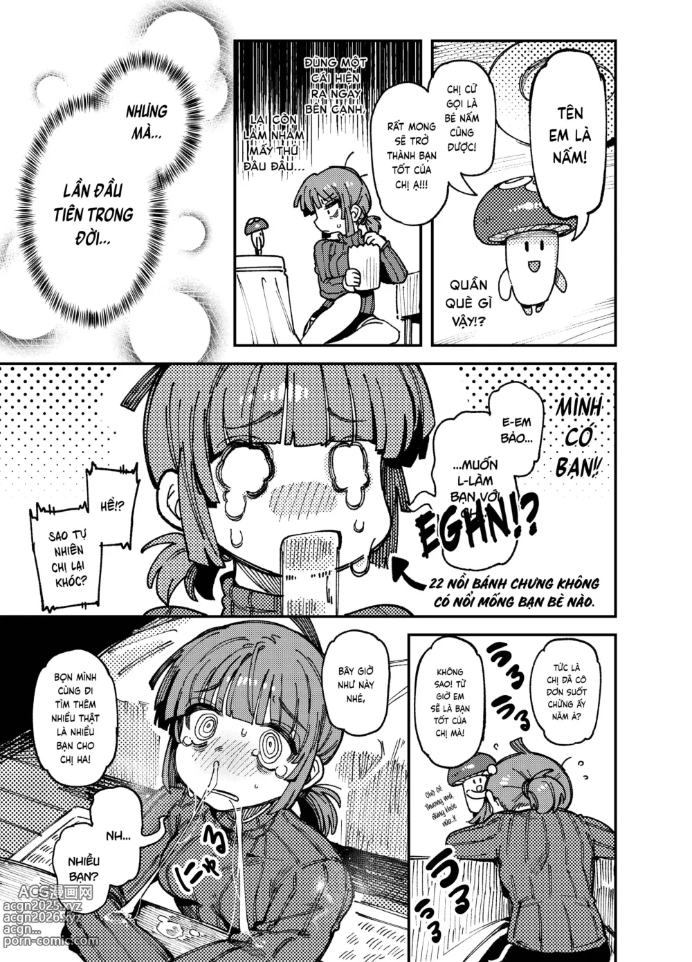 Page 6 of doujinshi Ie ga Shike Sugite Haete Kita Genkaku Yuuhatsu Suru Kinoko o Goshoku Shite Hatsujou Shita Ato no Are ya Kore