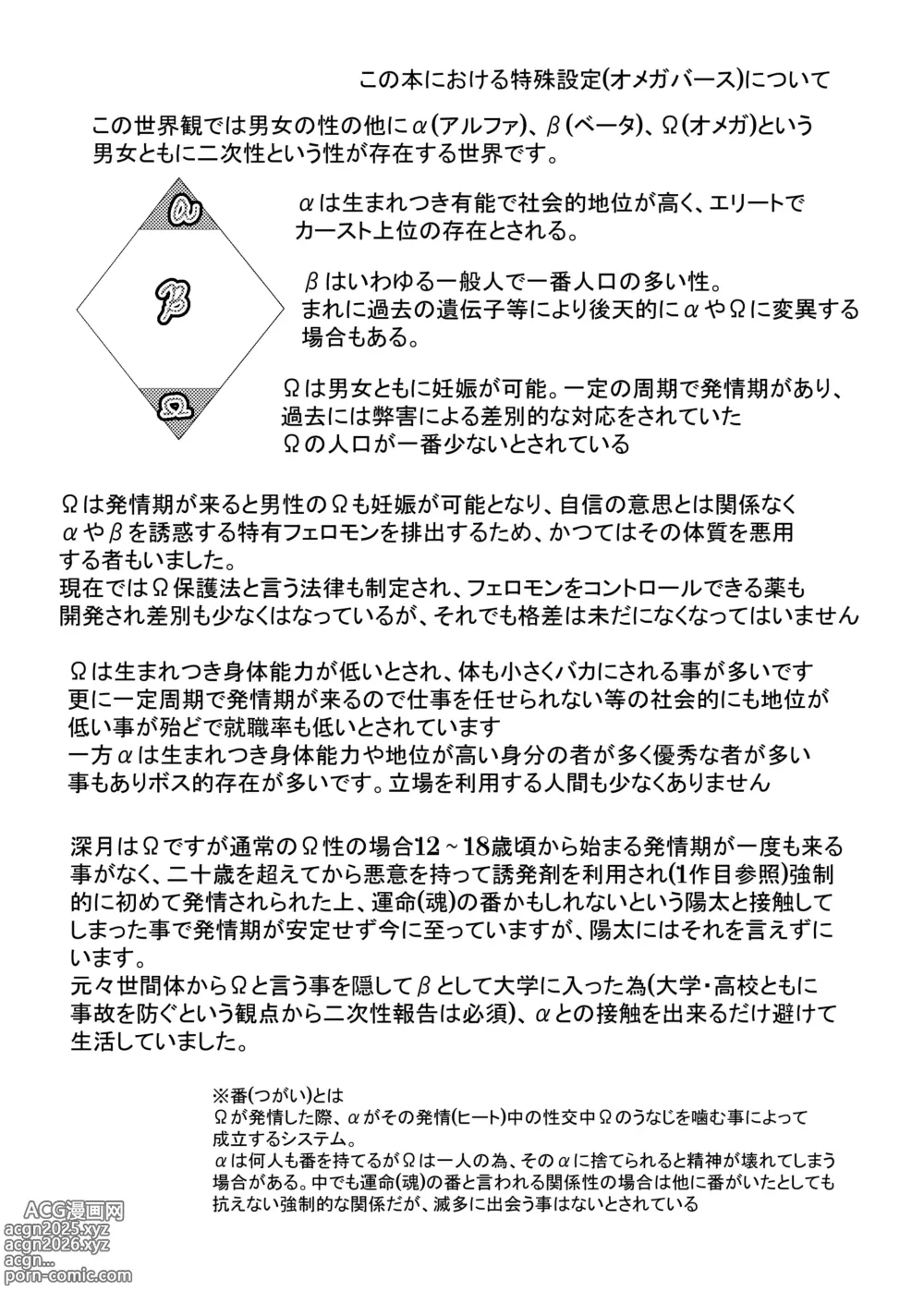 Page 4 of doujinshi 噛ませろよオレのΩくん3