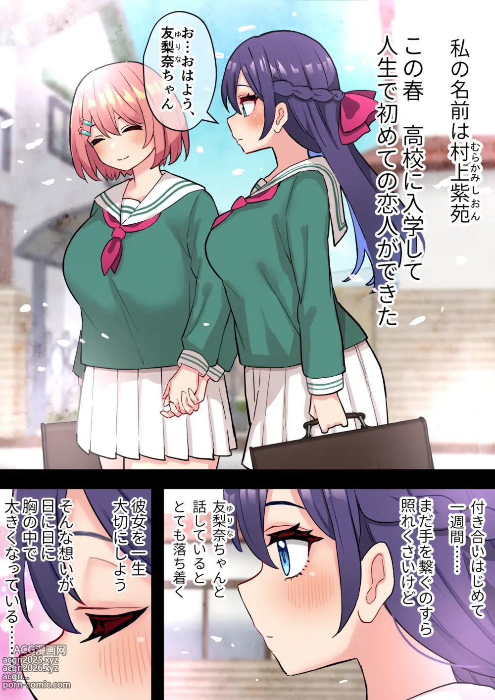 Page 4 of doujinshi Seiso Junai Yuri Couple ni Chinpo Haete Owaru Hanashi