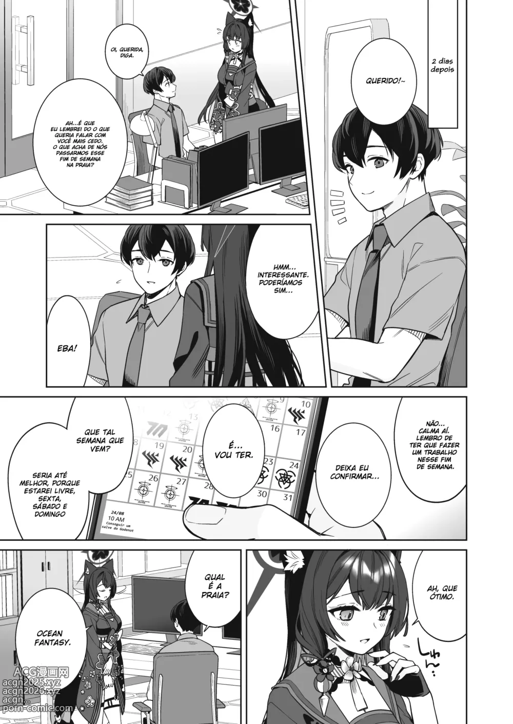 Page 2 of doujinshi Uma Paixão Calorosa de Wakamo