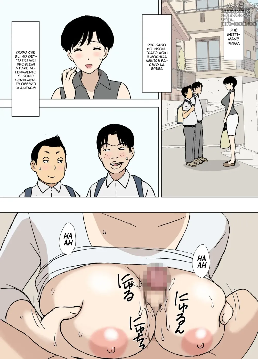 Page 14 of doujinshi Mamma Insegnami a Scopare 2