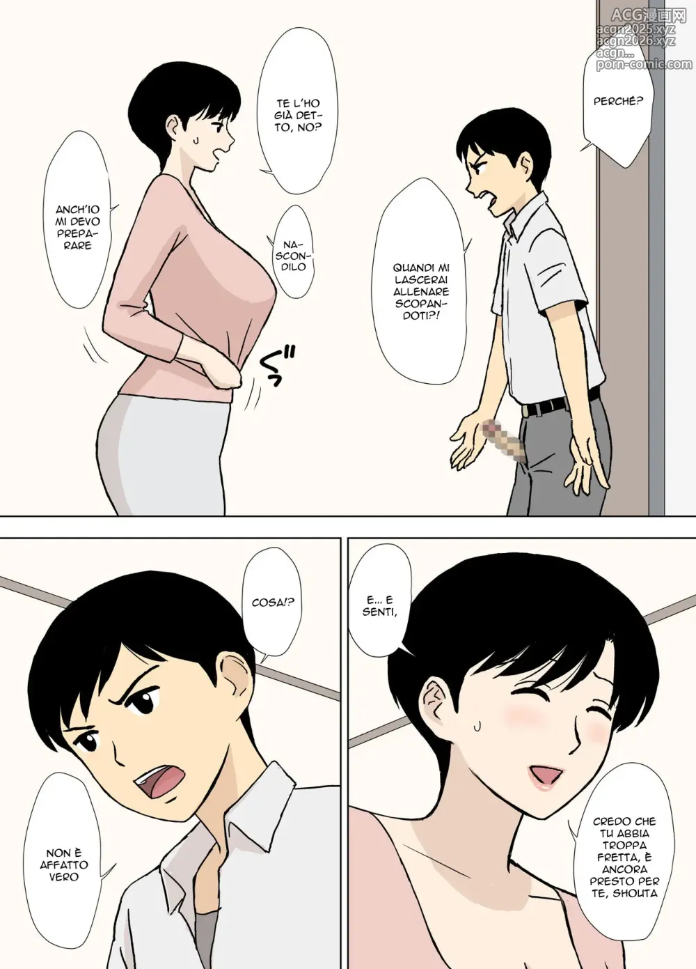 Page 6 of doujinshi Mamma Insegnami a Scopare 2