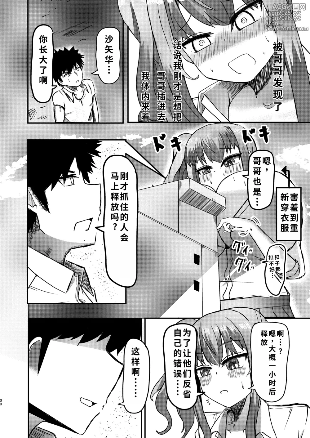 Page 29 of doujinshi でかいも! ビルより大きい妹が街の支配者になる話