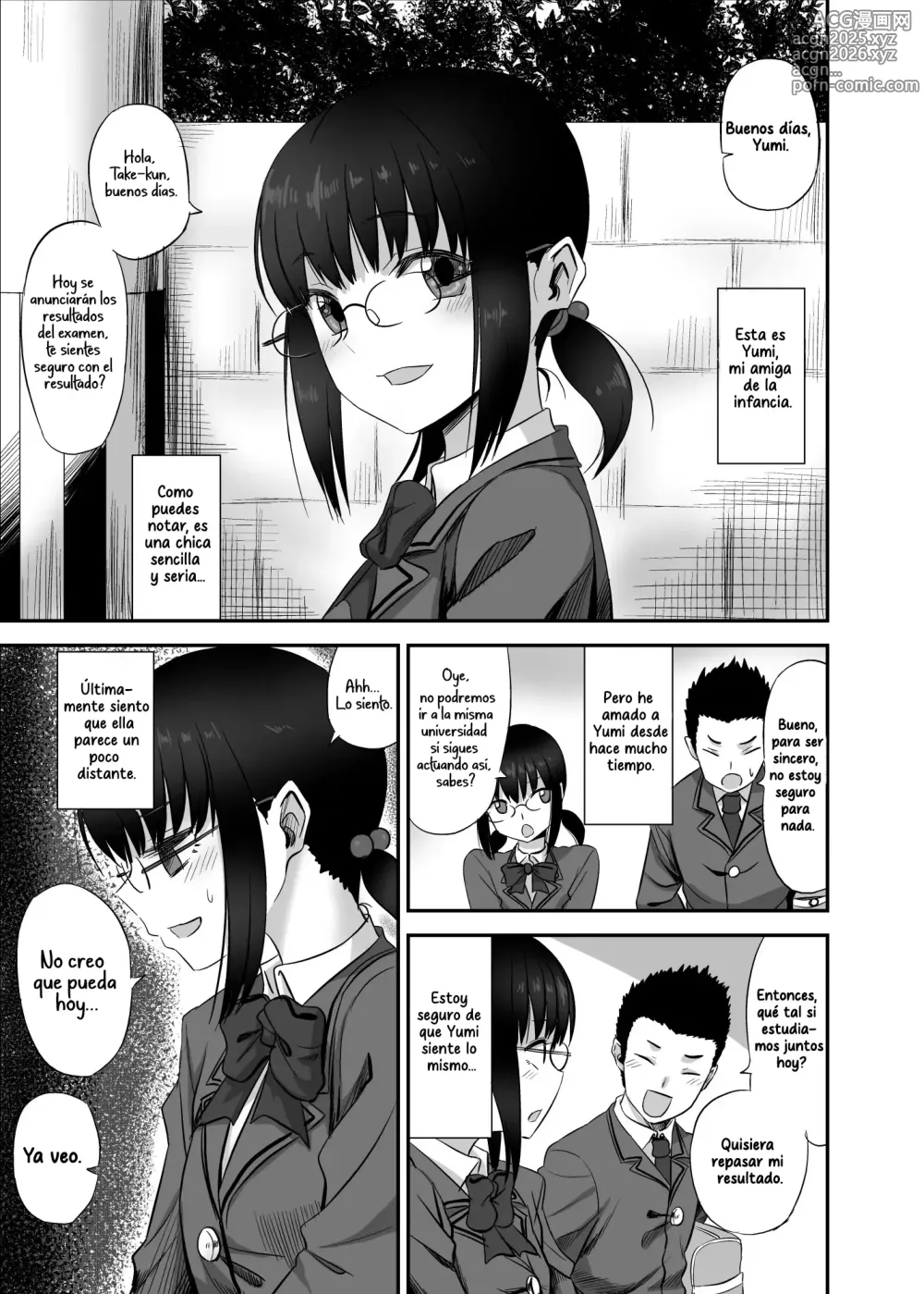 Page 2 of doujinshi Una Historia Sobre Una Amiga De La Infancia Sencilla y Seria Que Fue Victima Del Juego De Un Delincuente