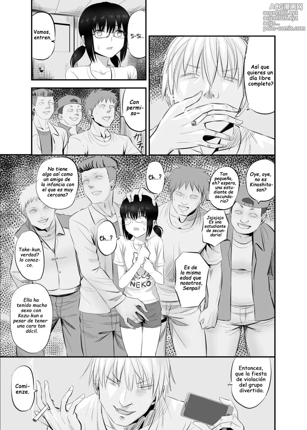 Page 10 of doujinshi Una Historia Sobre Una Amiga De La Infancia Sencilla y Seria Que Fue Victima Del Juego De Un Delincuente