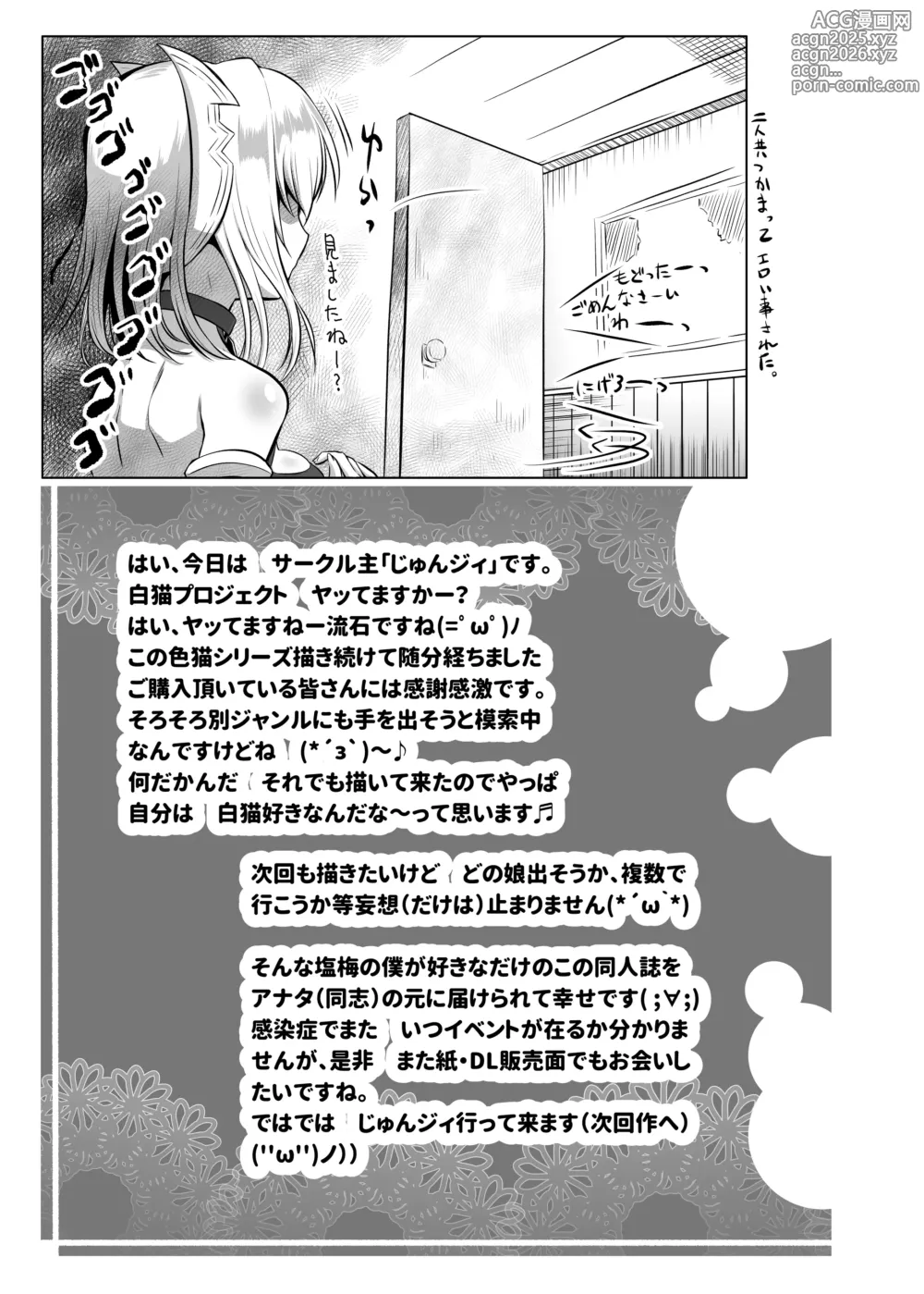 Page 23 of doujinshi Ironeko Izu Nee-san! Sorosoro Modotte Kite Kudasai!!