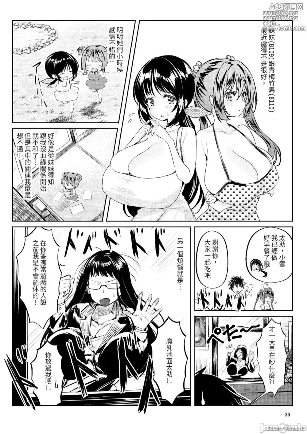Page 37 of doujinshi 虽然发生了许多事，但就结果而言我的爆乳青梅竹马变得超淫乱