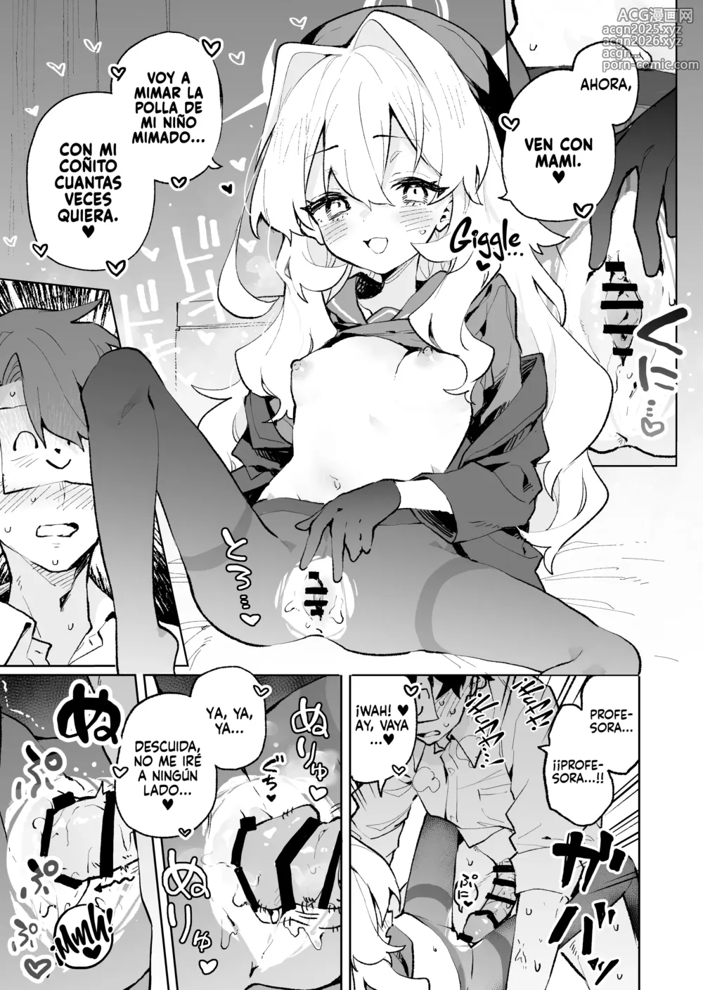 Page 28 of doujinshi ¡No seré derrotado por la Profesora Risueña y sus Tentaciones Tentadoras!