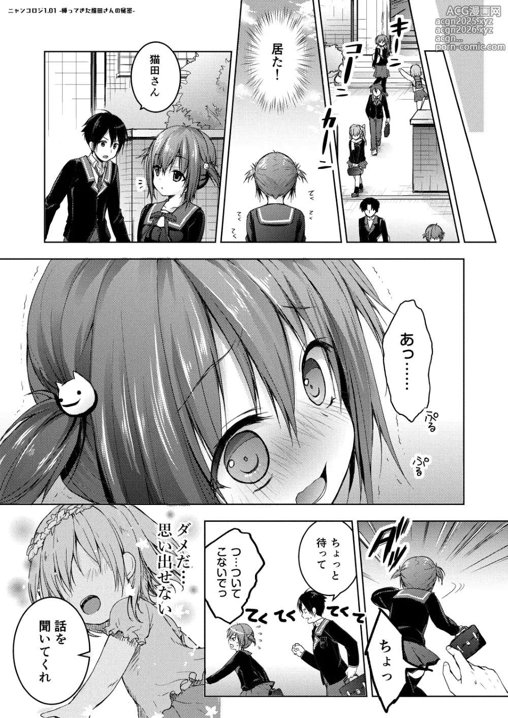 Page 11 of doujinshi Nyancology 1.01 -Kaettekita Nekota-san No himitsu-
