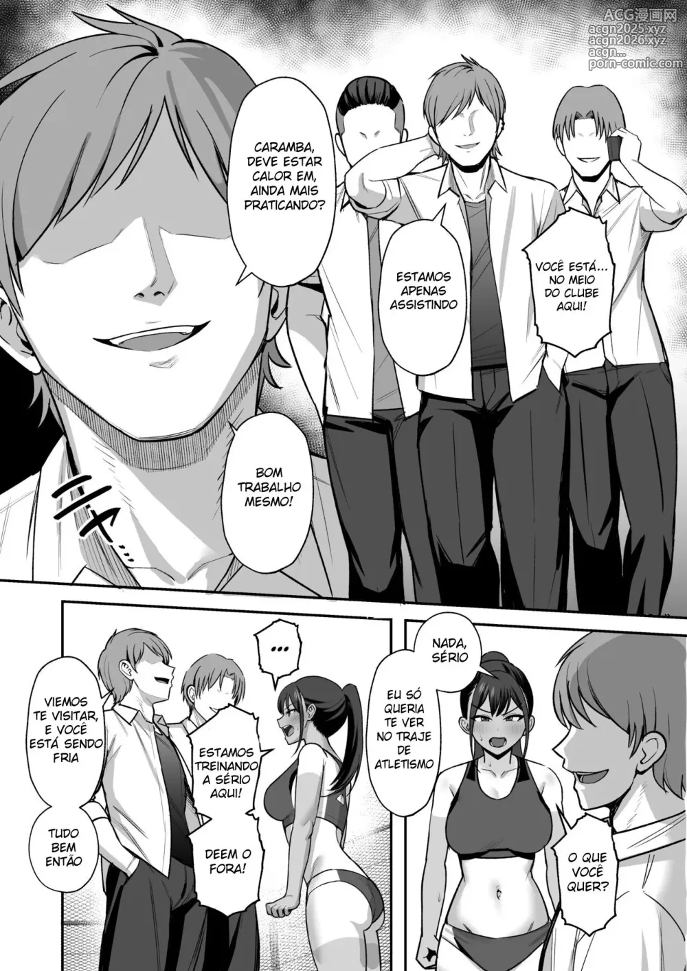 Page 4 of doujinshi A Capitã do Clube de Atletismo Se Entrega a Um Bando de Delinquentes