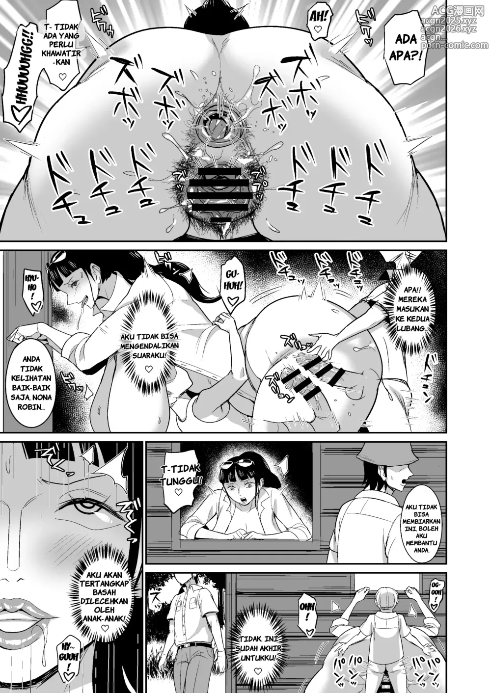 Page 17 of doujinshi Ore-tachi no Musoji Onahole Robin-san
